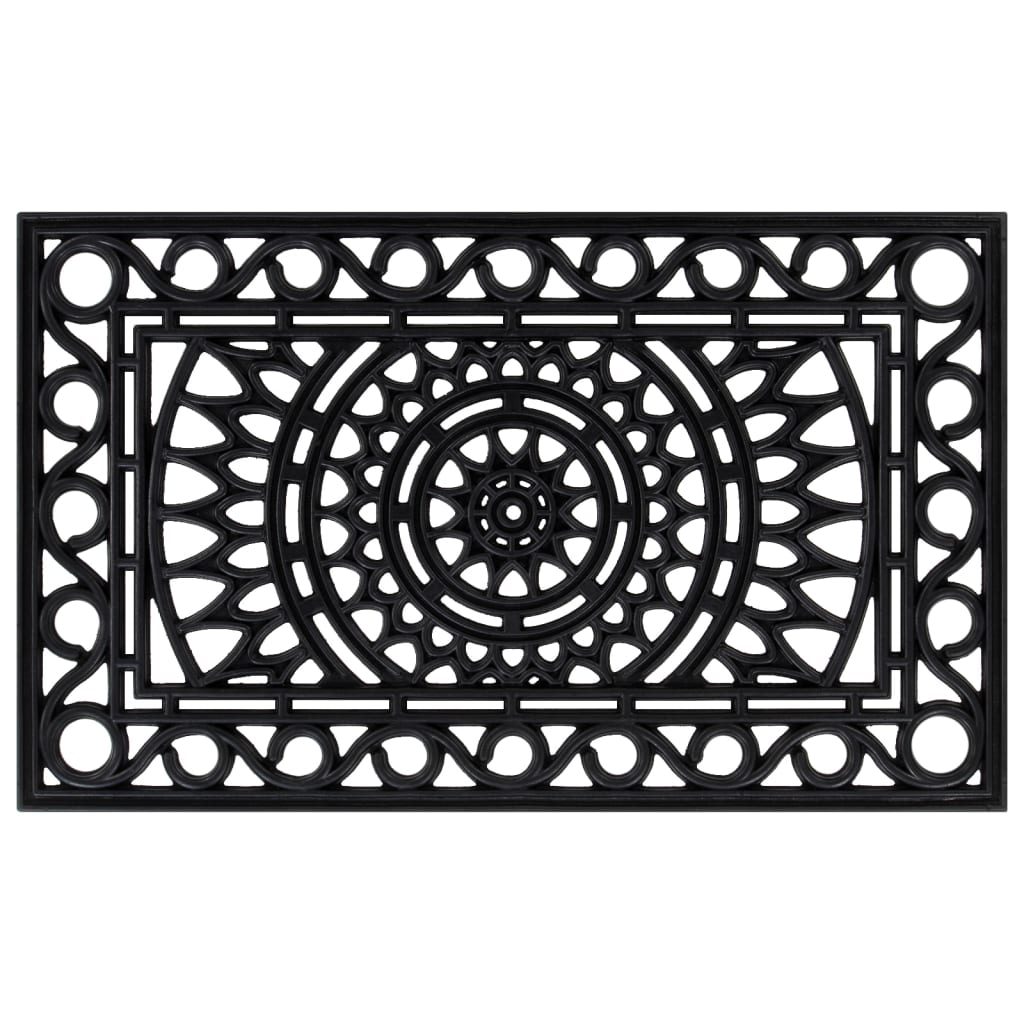 Door Mat Rectangular 45X75 Cm Rubber